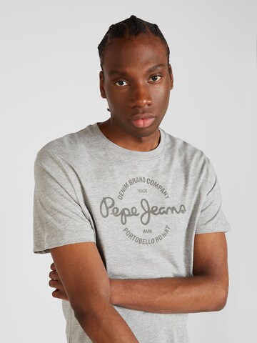T-Shirt 'CRAIGTON' Pepe Jeans en gris