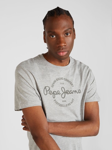 Pepe Jeans Μπλουζάκι 'CRAIGTON' σε γκρι