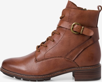 TAMARIS Lace-Up Ankle Boots in Brown