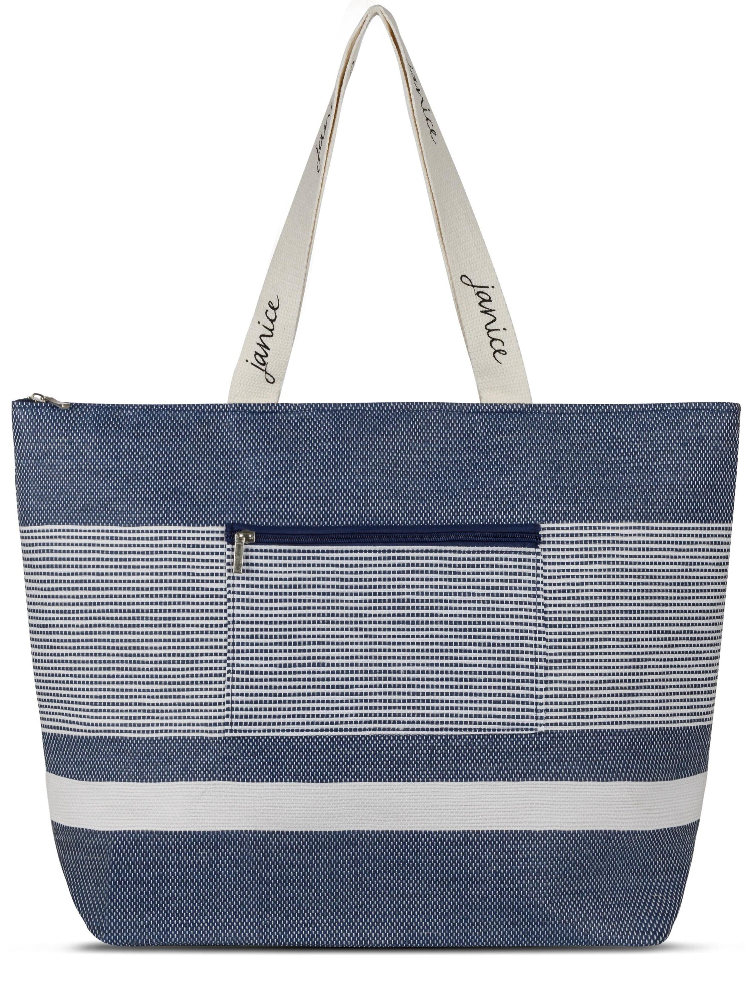 normani Strandtas 'Baros' in Blauw: voorkant