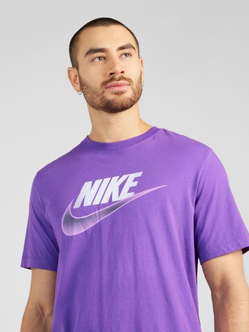 Nike Sportswear T-shirt 'FUTURA' i lila