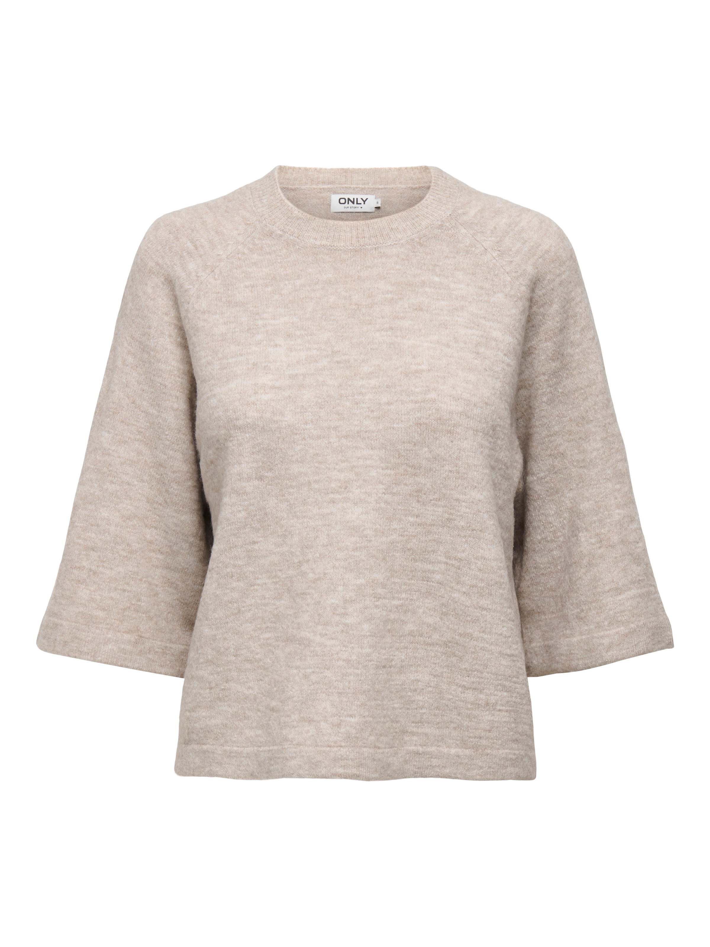ONLY Carmakoma Sweater 'CARSIMONI' in Beige: front