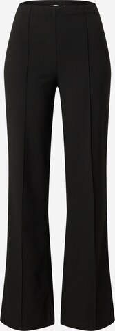 MADS NORGAARD COPENHAGEN Flared Pants in Black: front