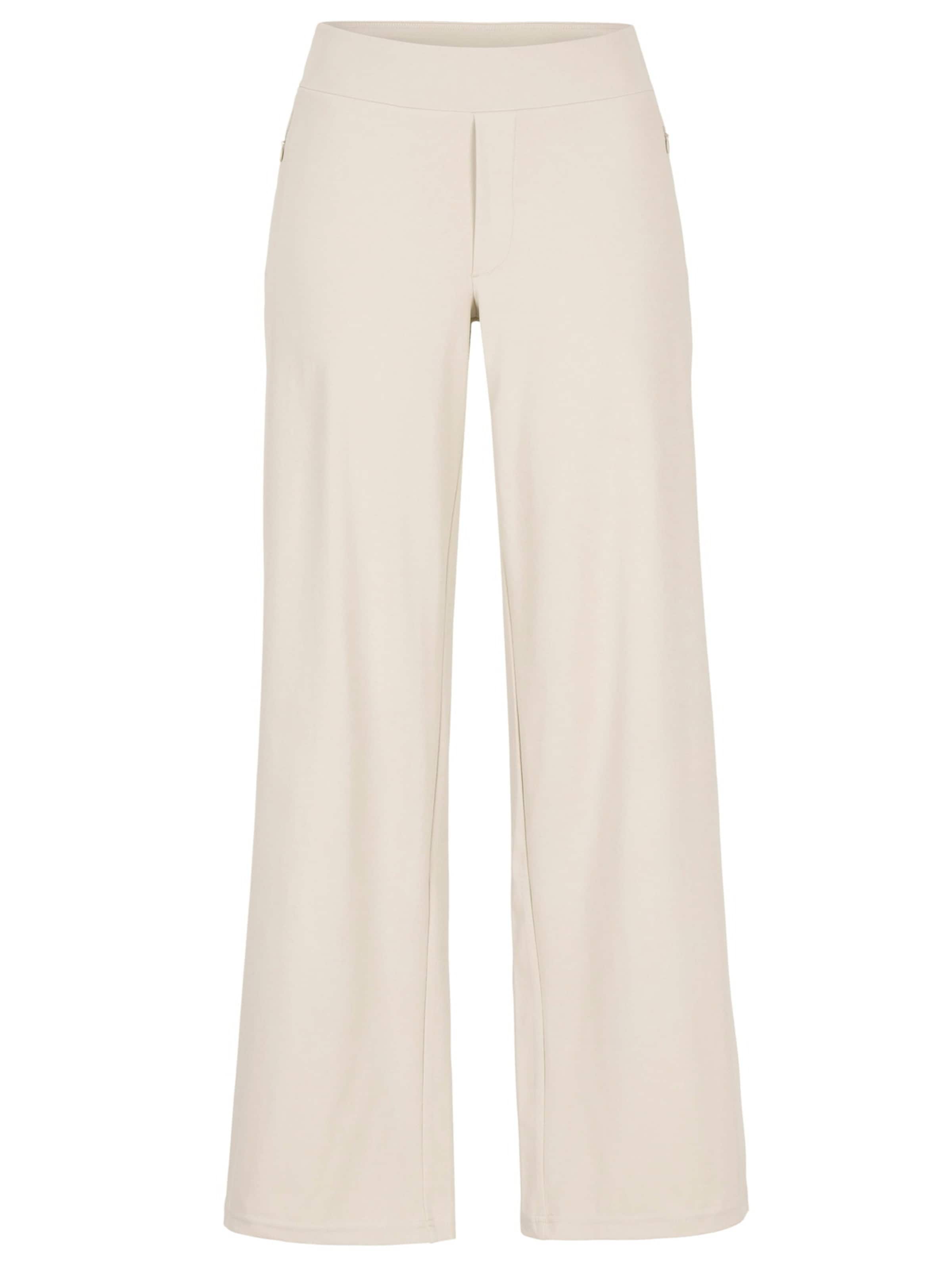 Wide Leg Pantalon Cellbes of Sweden en beige : devant