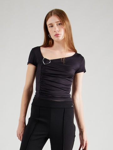 Monki Shirt in Black: front