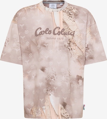 Maglietta 'Eidenberger' di Carlo Colucci in beige: frontale