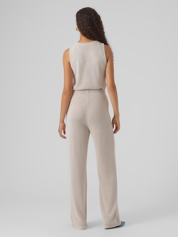 VERO MODA Loosefit Bukser 'Eddie' i beige