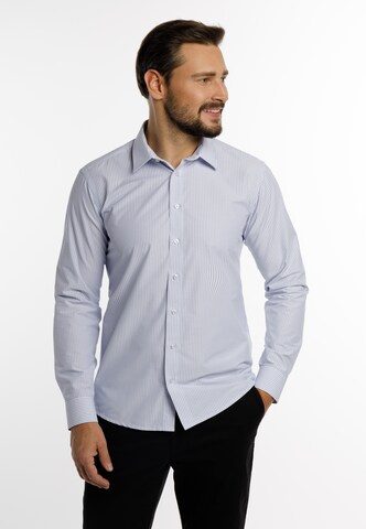 Slim fit Camicia business di DreiMaster Klassik in blu: frontale