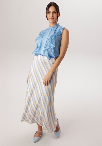 Aniston SELECTED Bluse in Blau