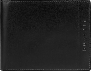 bugatti Portemonnaie 'LUCIDO' in Schwarz: Vorderseite