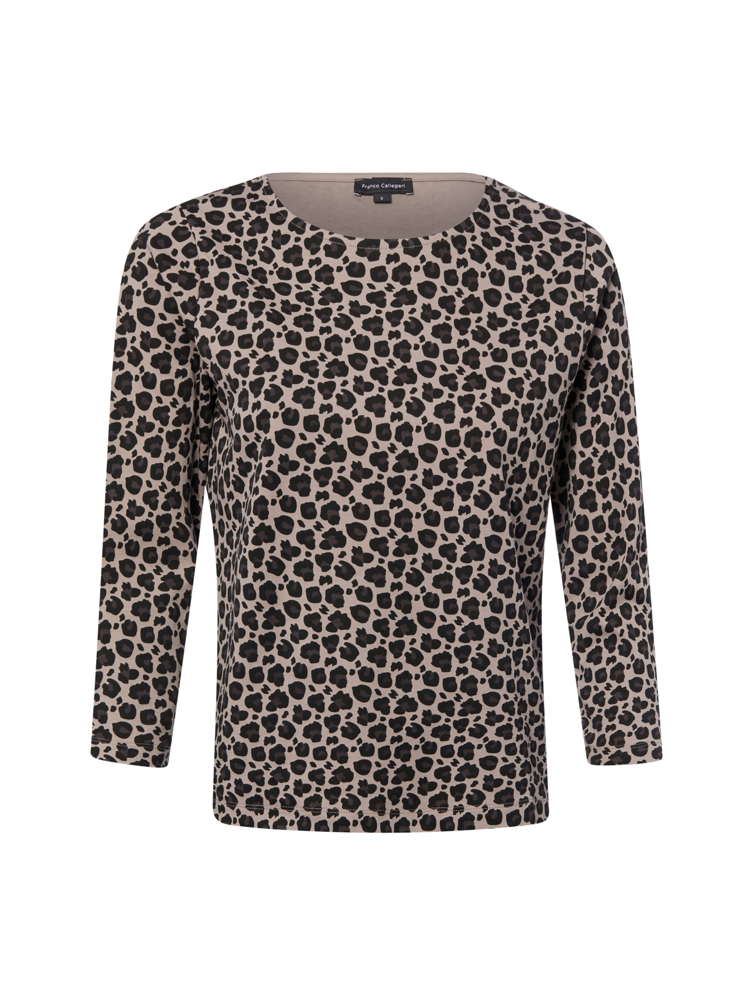 Franco Callegari Shirt in Bruin: voorkant