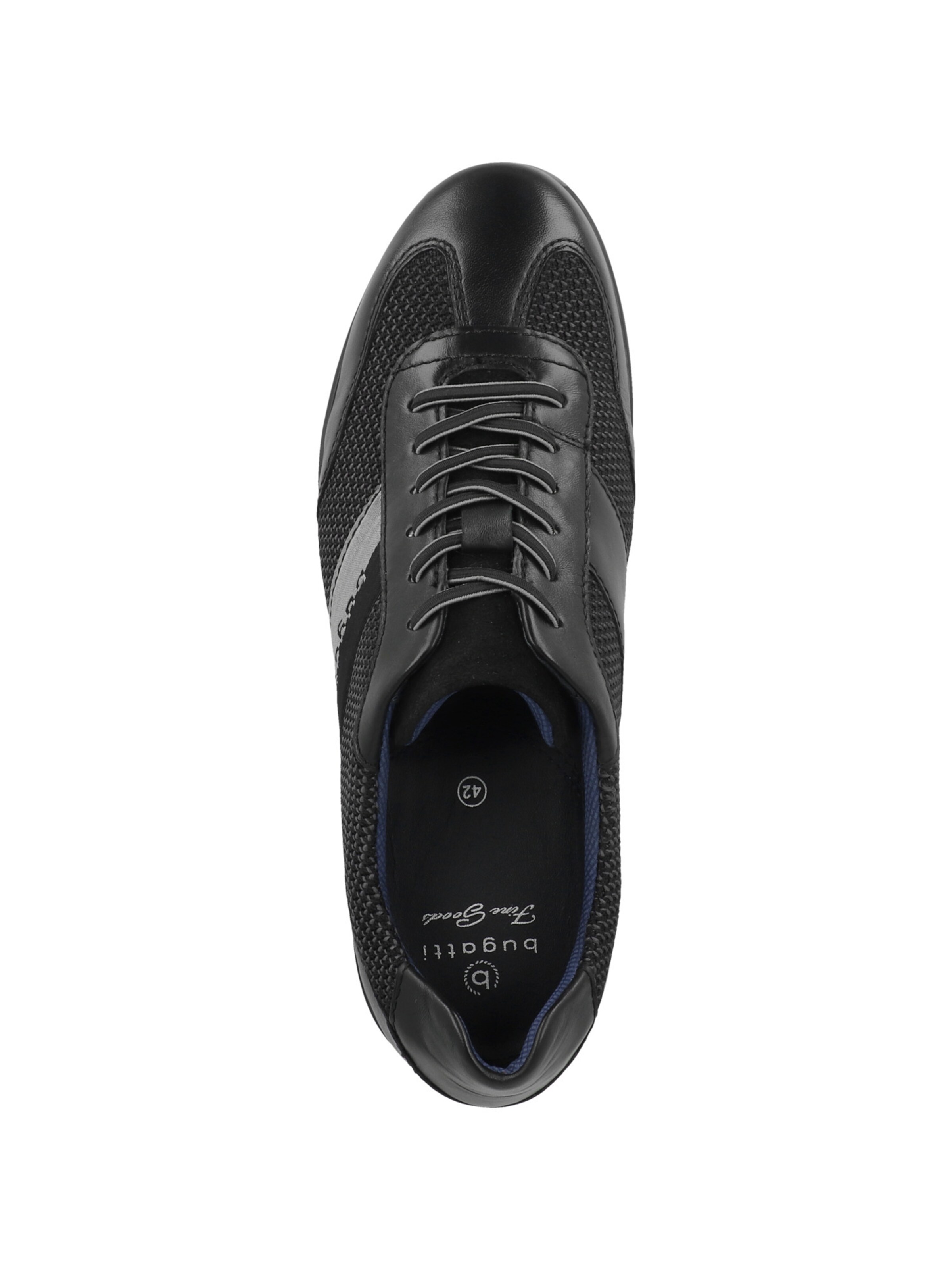 bugatti - Sapatilhas baixas 'A9Q05' em preto