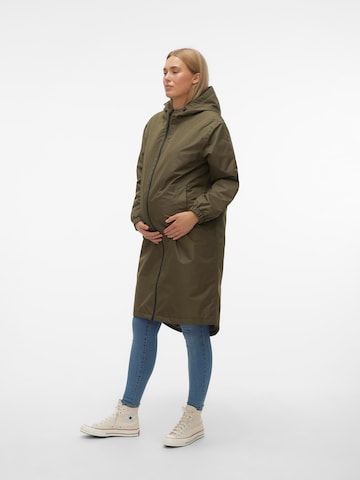 Vero Moda Maternity Between-Seasons Coat 'FIESTALOA' in Green