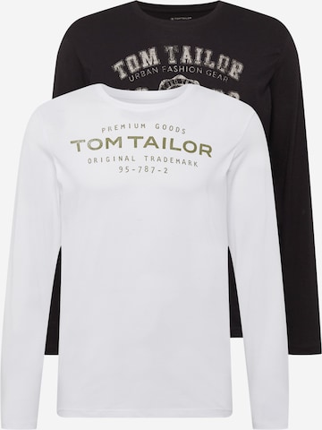 TOM TAILOR Paita värissä musta: edessä