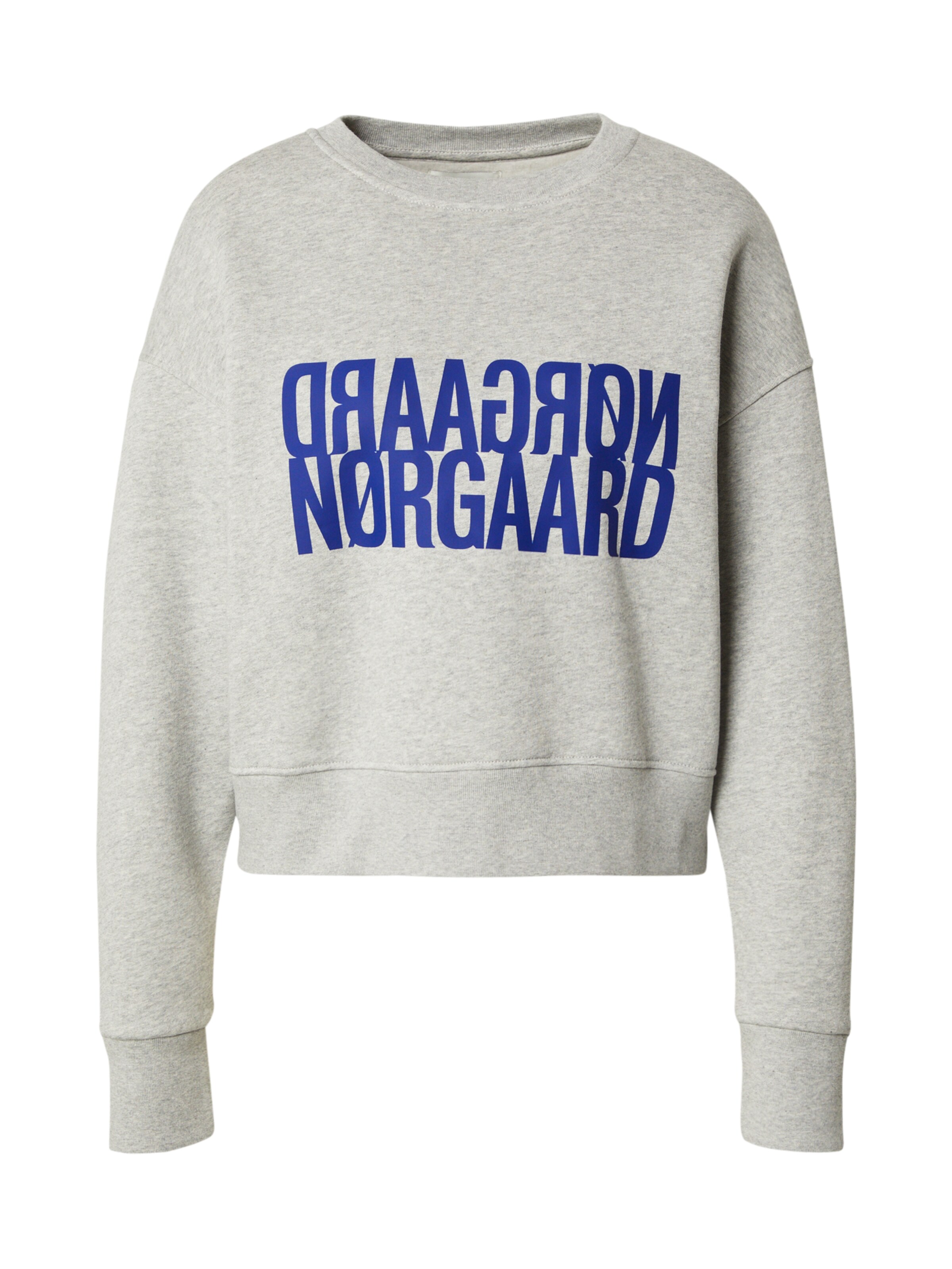 Bluză de molton 'Tilvina' de la MADS NORGAARD COPENHAGEN pe gri: față