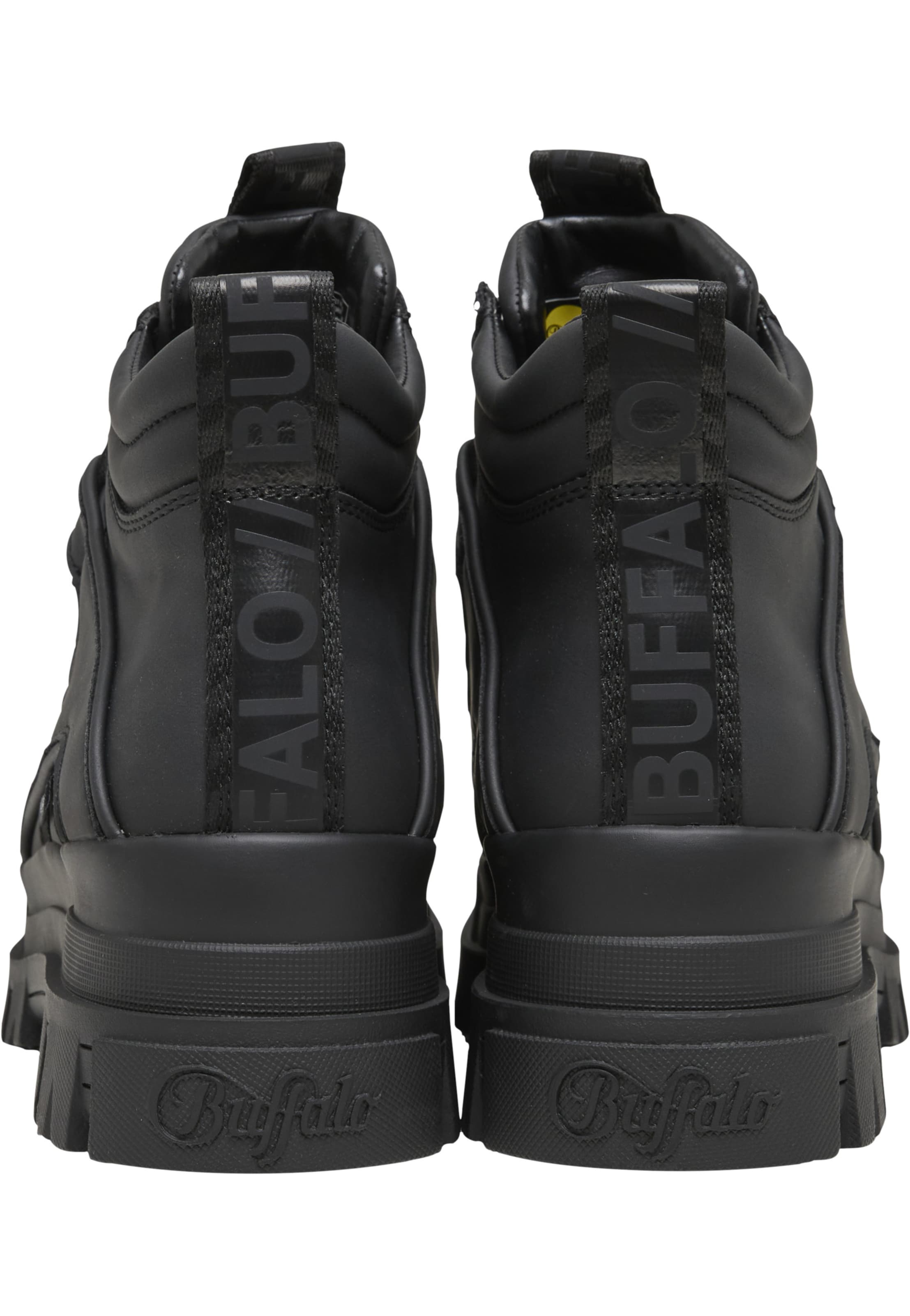 BUFFALO Veterlaarsjes 'Aspha' in Zwart