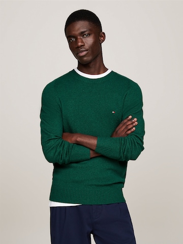 TOMMY HILFIGER Pullover in Grün: Vorderseite