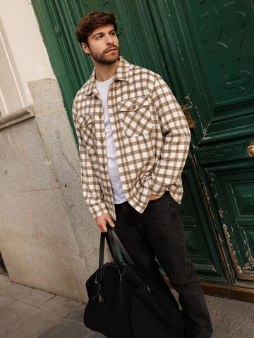 Veste mi-saison 'Benjamin' DAN FOX APPAREL en marron