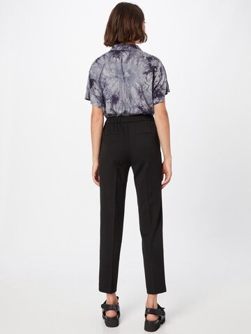 VERO MODA Tapered Bukser med fals 'MAYA' i sort