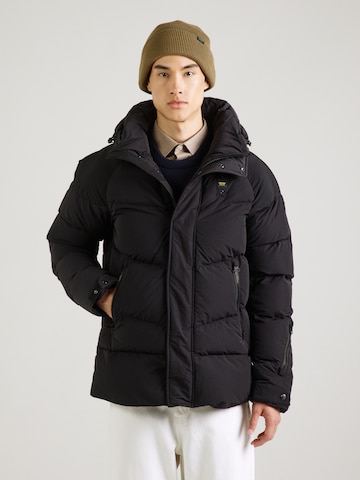 Blauer.USA Зимно яке 'CROWN' в черно: отпред