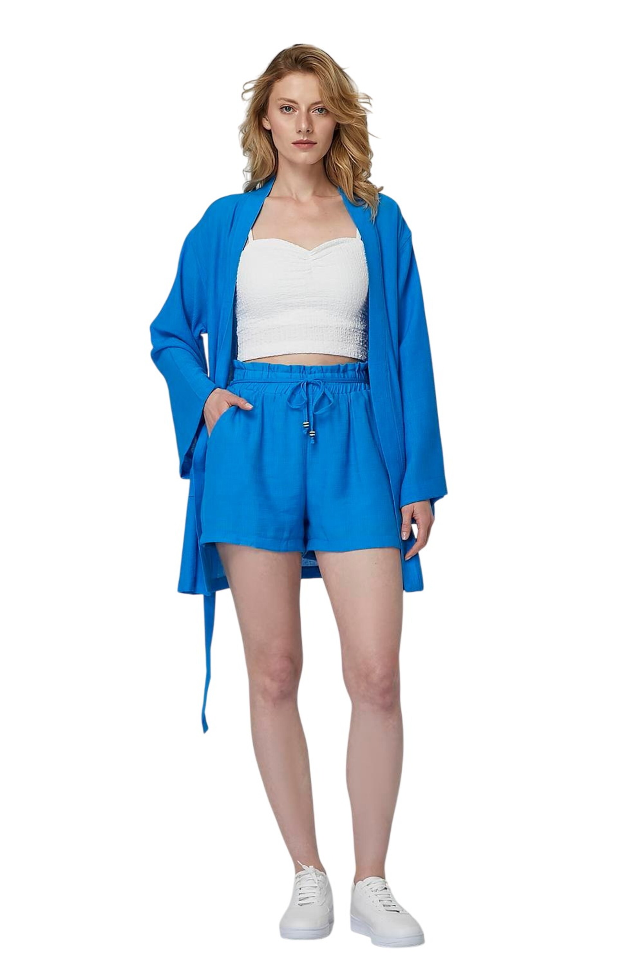 HOME STORE Kimono in Blauw