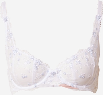 Boux Avenue - Soutien de tecido Soutien 'LEYLA' em branco: frente