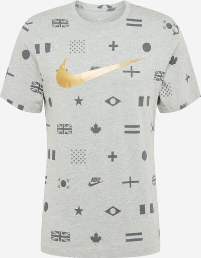 Tricou Nike Sportswear pe auriu / gri închis / gri amestecat, Vizualizare produs