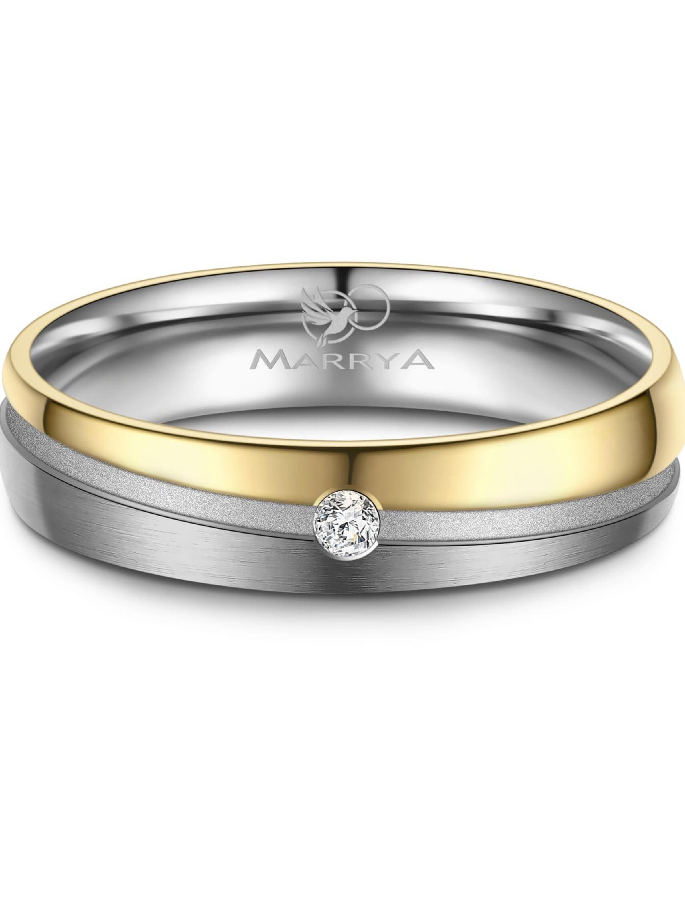 Anello 'MARRYA TI-47 Ehering aus Titan' di MARRYA in argento