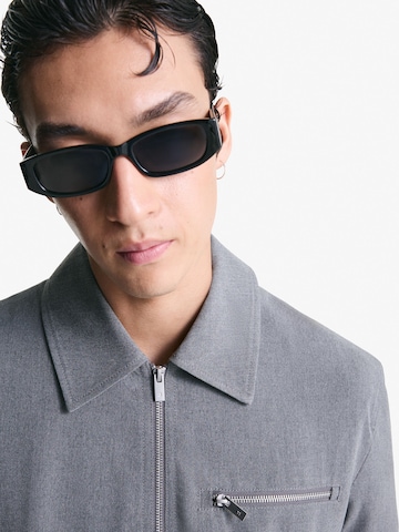 Veste mi-saison Bershka en gris