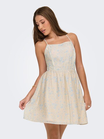 ONLY Jurk 'ONLEloise' in Beige: voorkant