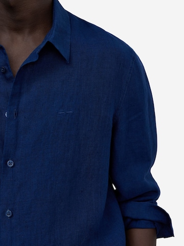 Adolfo Dominguez Regular Fit Skjorte i blå