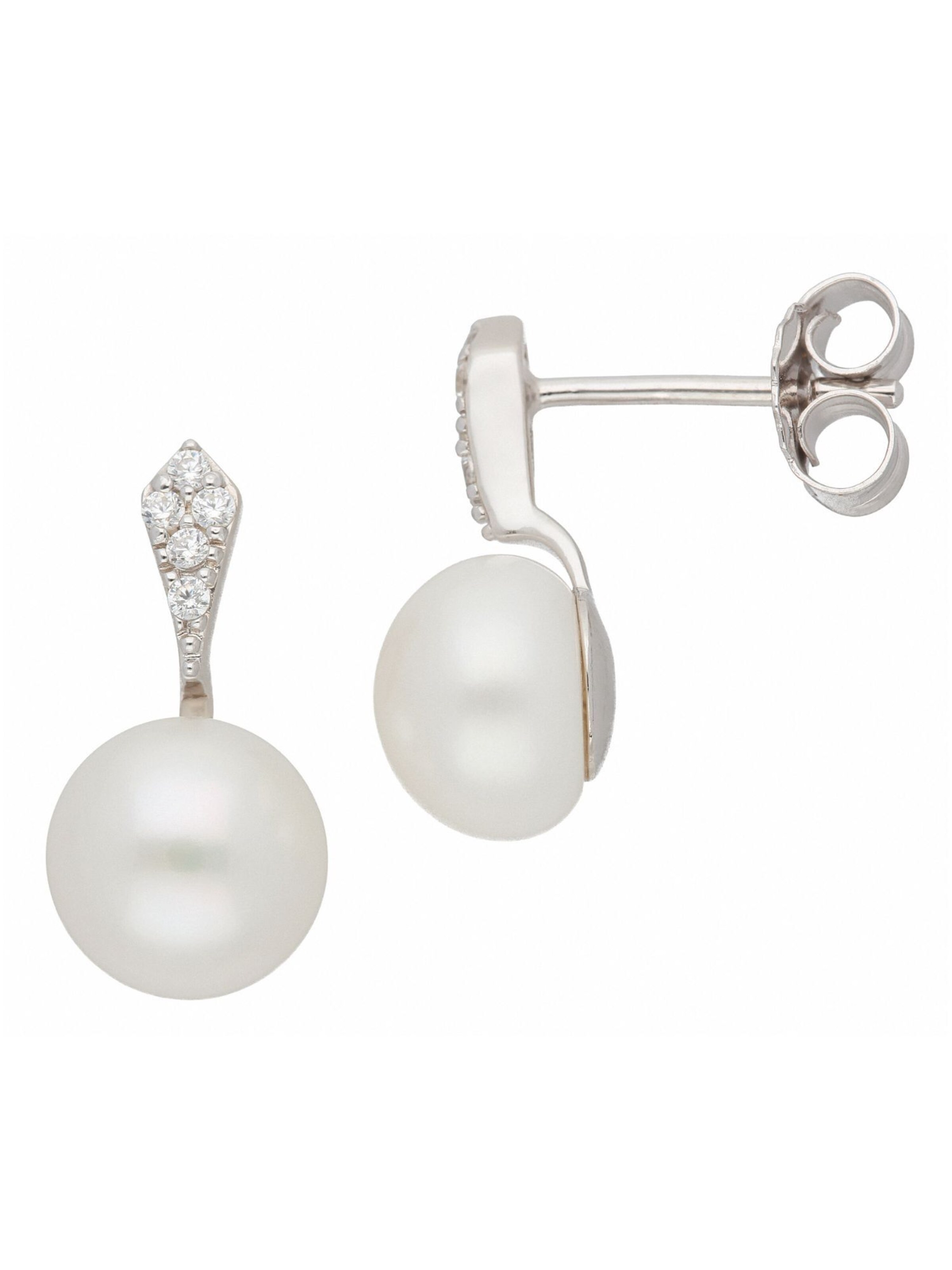 Adelia´s Ohrringe in Silber: Vorderseite