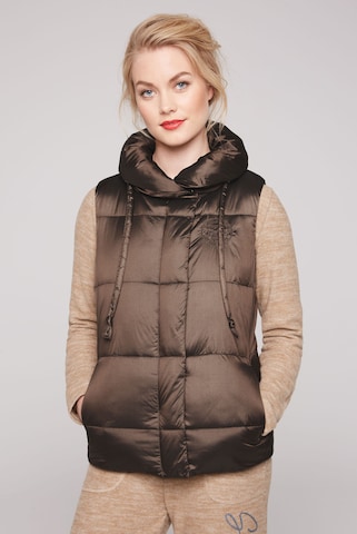 Gilet di Soccx in marrone: frontale