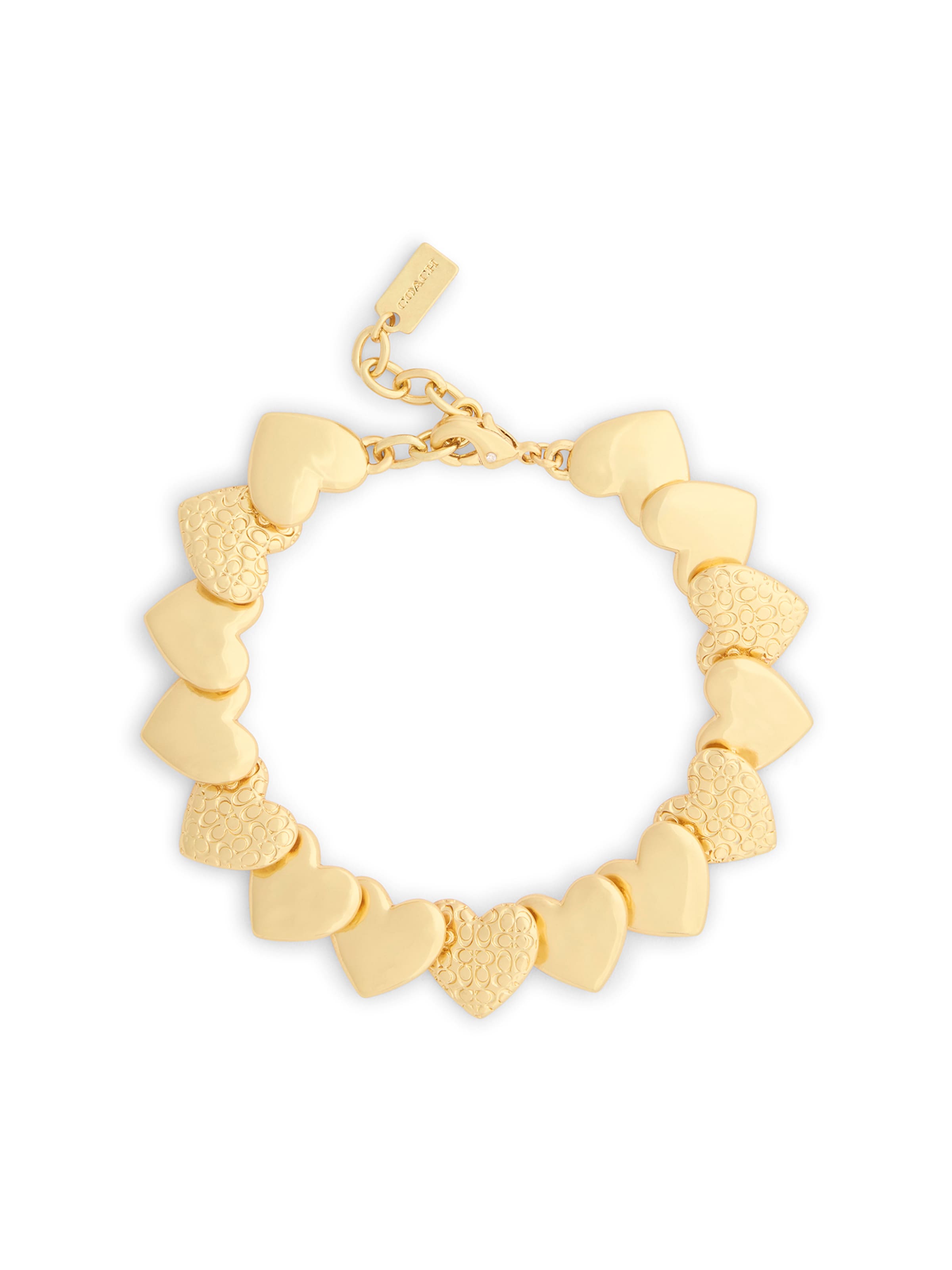 Bracelet 'Signature' COACH en or : devant