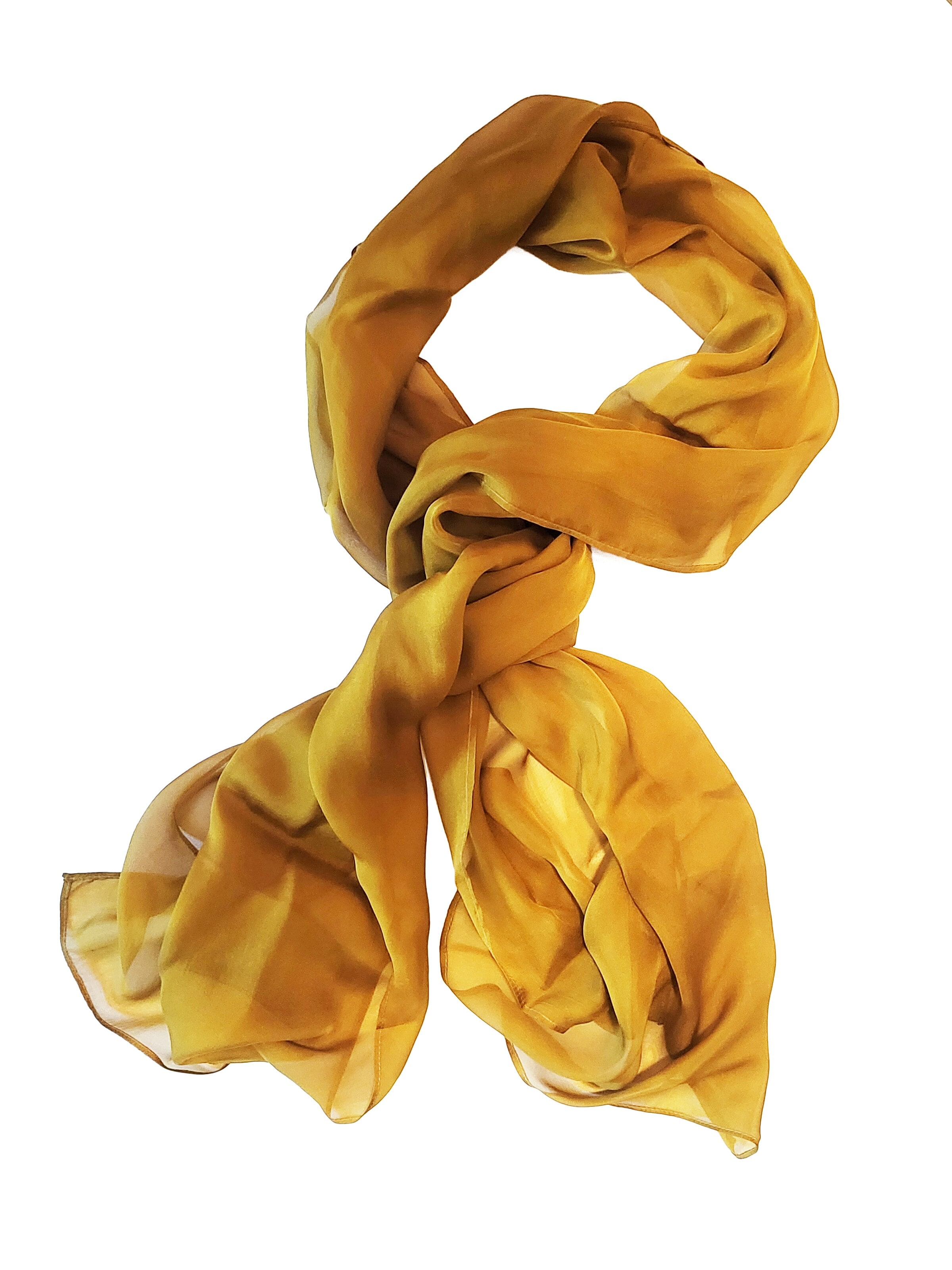 Posh Gear Sjaal 'Chiffon Scialle' in Goud: voorkant