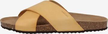 GEOX Pantolette ' D Brionia D ' in Gelb