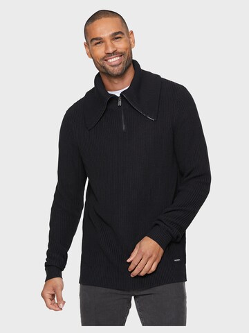 Threadbare Sweater 'Francis' in Black: front