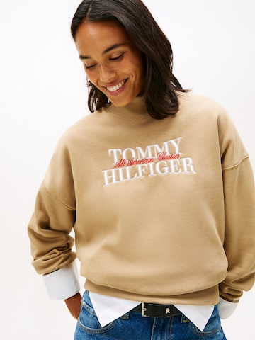 TOMMY HILFIGER Tréning póló 'CLASSIC' - bézs