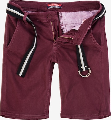 Rock Creek Shorts in Rot: Vorderseite