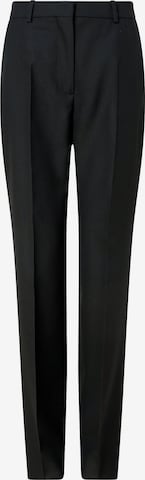 Coupe slim Pantalon à plis Calvin Klein en noir : devant