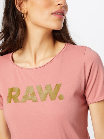 G-Star RAW Μπλουζάκι σε ροζ