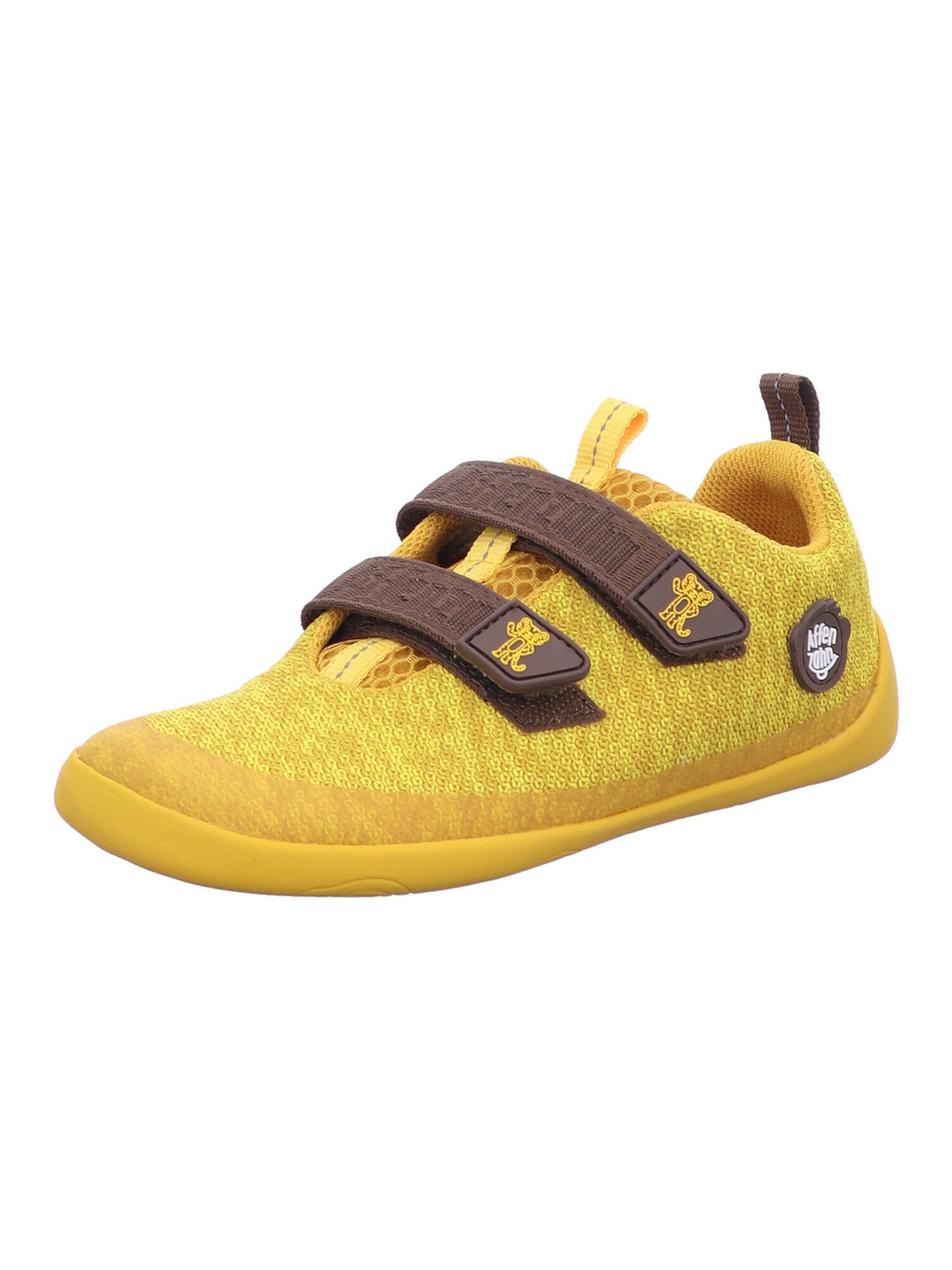Affenzahn Sneakers 'Happy Tiger' in Yellow: front