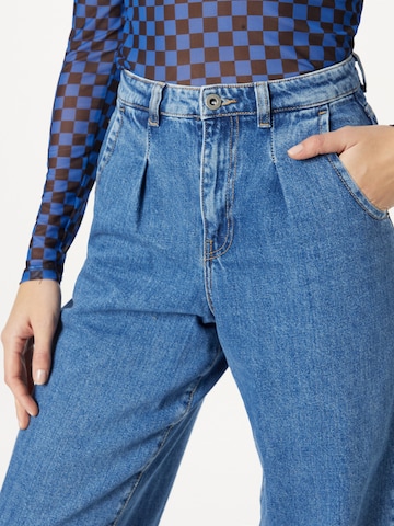 Loosefit Jeans con pieghe di Dorothy Perkins in blu