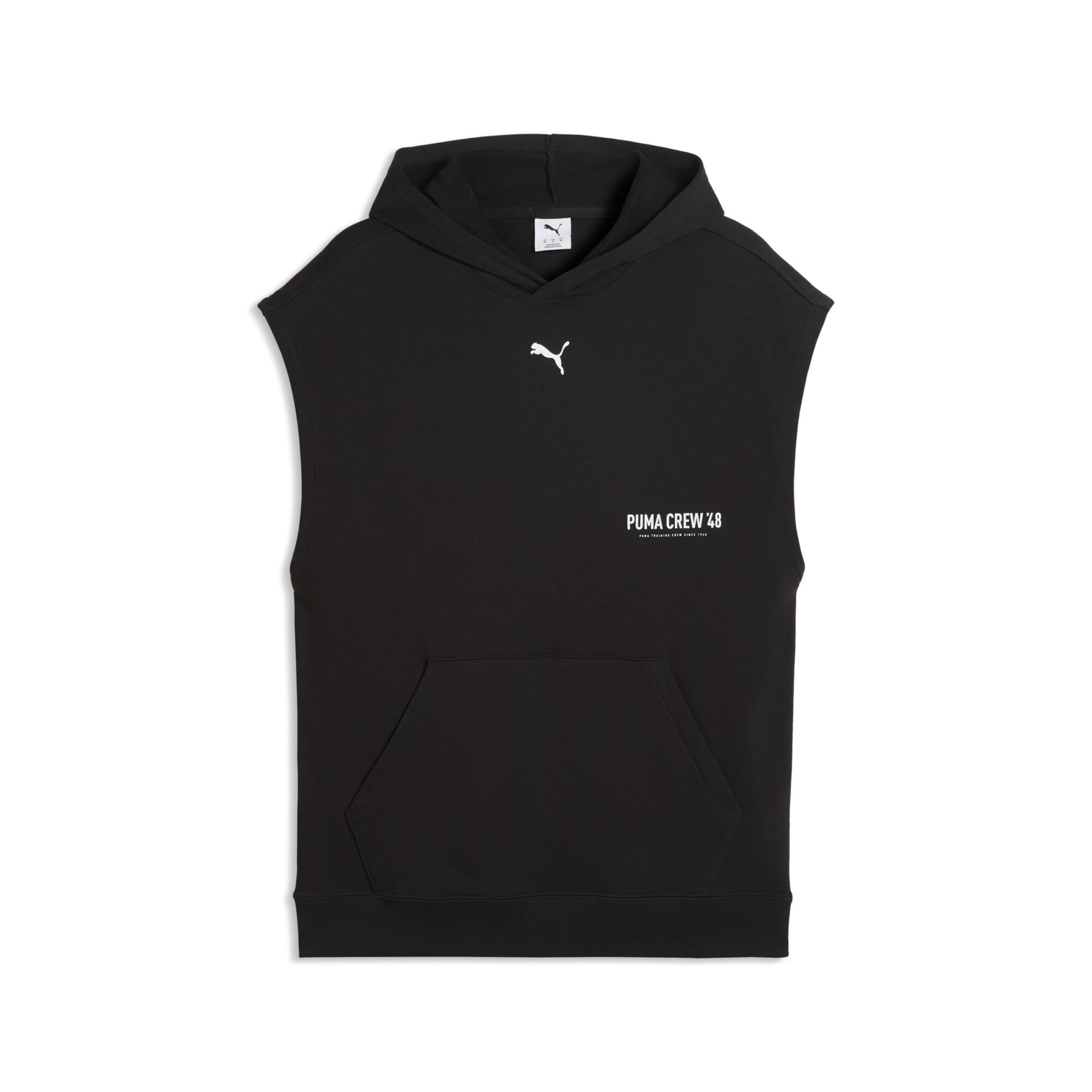 PUMA Sportpullover in Schwarz: Vorderseite
