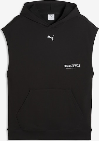 PUMA Sportpullover in Schwarz: Vorderseite
