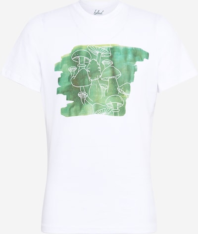 bleed clothing T-Shirt 'Schwamma' in jade / grasgrün / weiß, Produktansicht