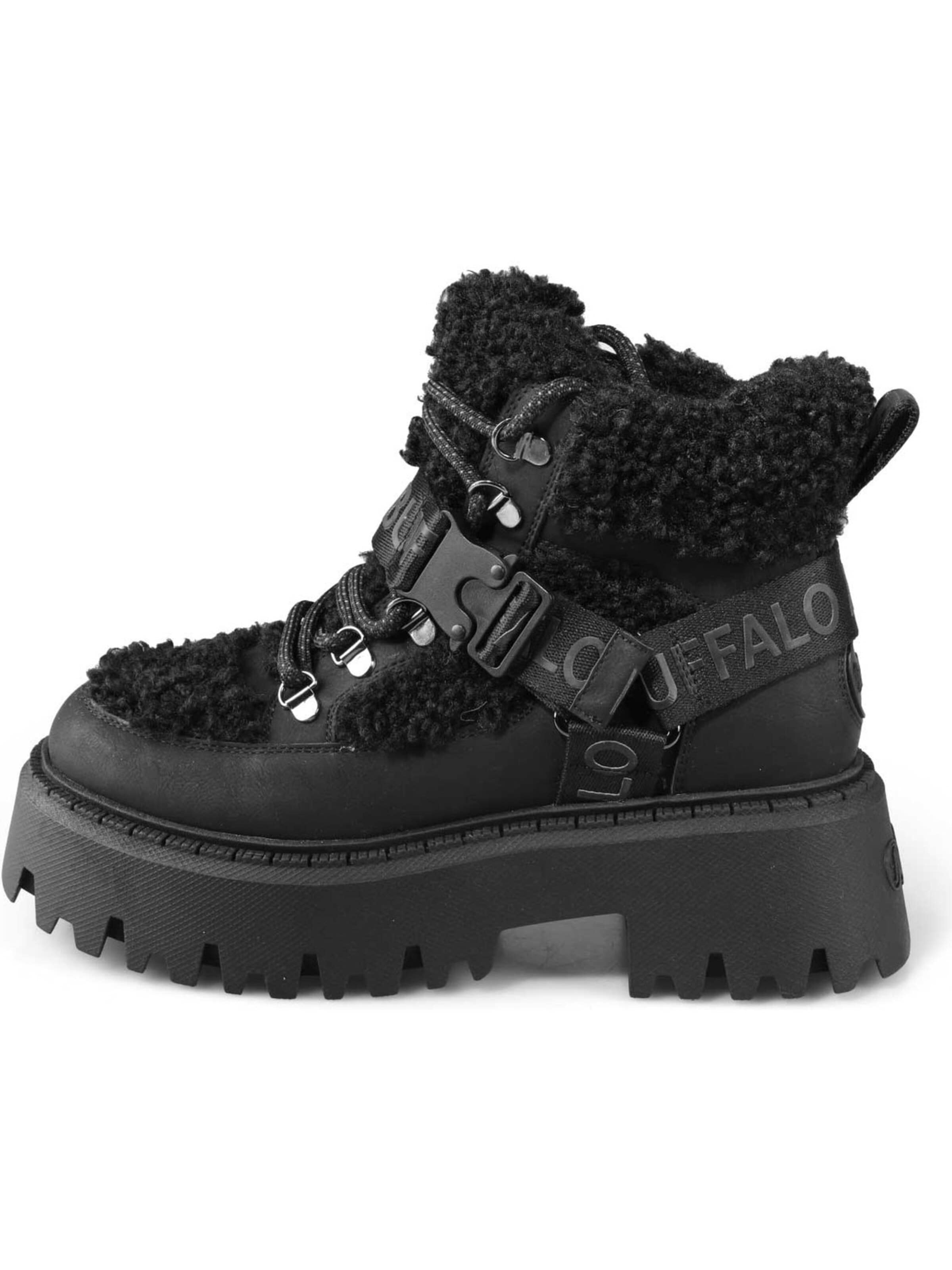 BUFFALO Booties in Black: front