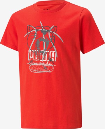 PUMATehnička sportska majica - crvena boja: prednji dio