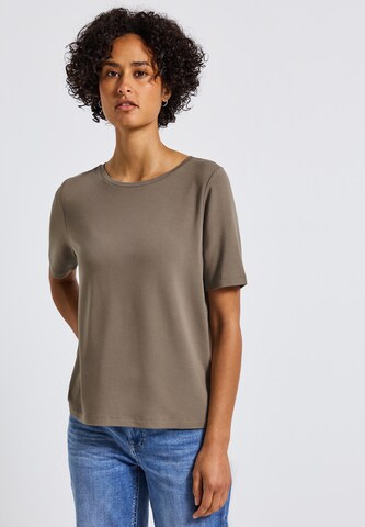 STREET ONE Shirt in Braun: Vorderseite