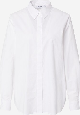 MSCH COPENHAGEN - Blusa 'OLISA HADDIS' em branco: frente